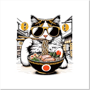 Ramen Cat Posters and Art